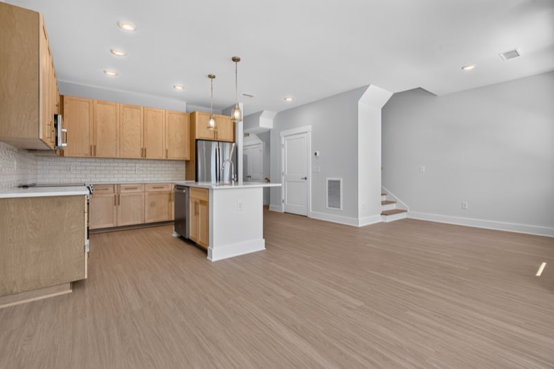 Open Living & Kitchen